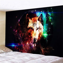 Lofaris Black Ferocious Animal Room Decoration Wall Tapestry