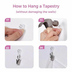 Lofaris Black Funny Anime 3D Printed Family Wall Tapestry