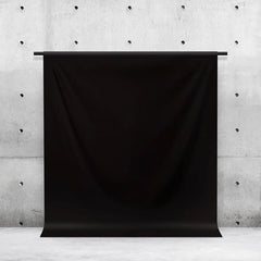 Lofaris Black Personalized Party Backdrop Studio Photo Banner