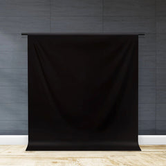 Lofaris Black Personalized Party Backdrop Studio Photo Banner