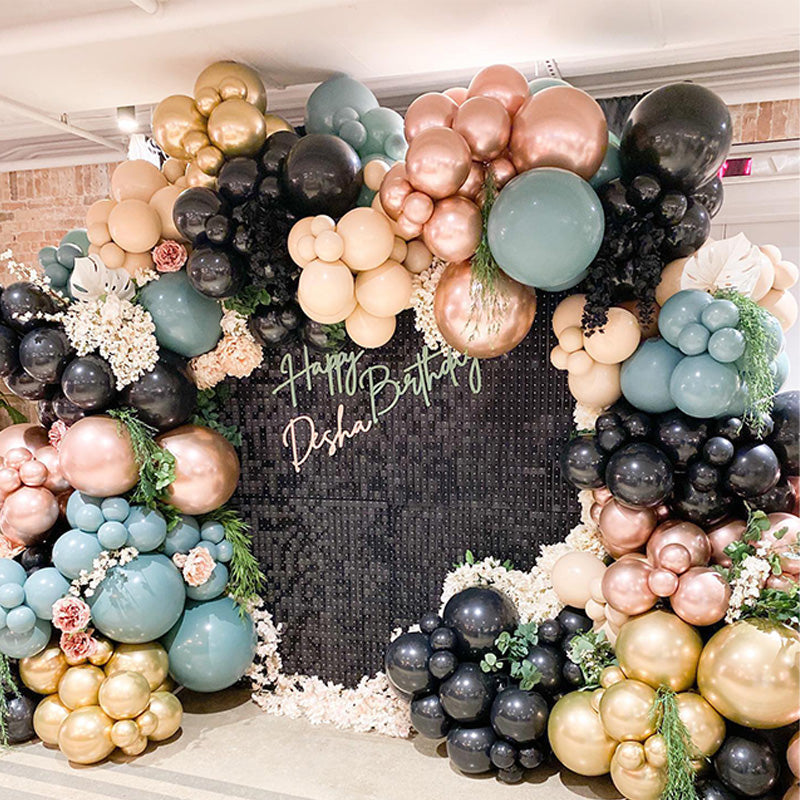 Lofaris Black Shimmer Wall Panels | Wedding Event Party Decorations