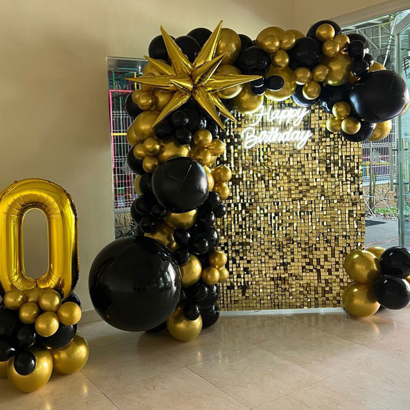 Lofaris Bling Shimmer Wall Backdrop Panels Sequin Easy Set Party Favor For Wedding Birthday