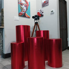 Lofaris Bling Solid Color Stretchy Spandex Cylinder Covers For Event