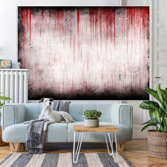Lofaris Blood-Covered Walls Scary Halloween Party Backdrop