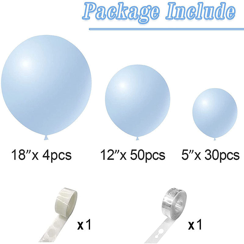 Lofaris Blue 84 pcs Balloon Arch Kit | Party Decorations - Purple | Pink