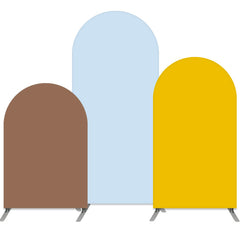 Lofaris Blue Set of 3 Double Sided Party Arch Backdrop Kit