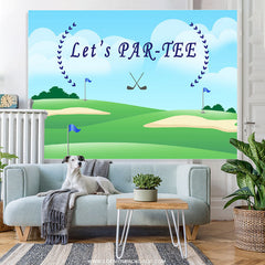 Lofaris Blue Sky And Glassland Lets Partee Birthday Backdrop