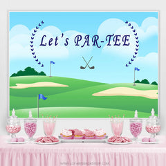 Lofaris Blue Sky And Glassland Lets Partee Birthday Backdrop