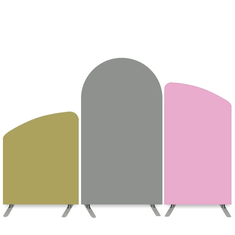 Lofaris Blue Sky Theme Light Solid Color Arch Backdrop Kit