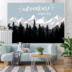 Lofaris Boho Adventure Awaits Forest Montion Baby Shower Backdrop