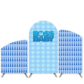 Lofaris Boss Baby Blue Tie Happy Birthday Arch Backdrop Kit