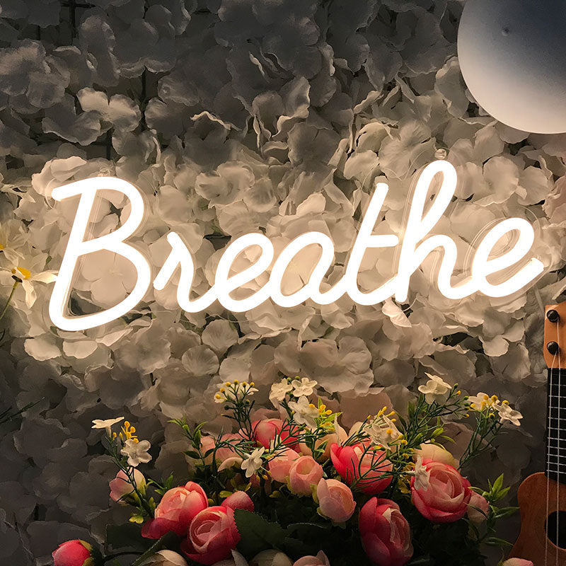 Lofaris Breathe Neon Sign For Party Decor Wedding LED Light