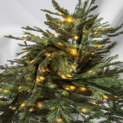 Lofaris Bright Spark Christmas Tree Holiday Wall Tapestry