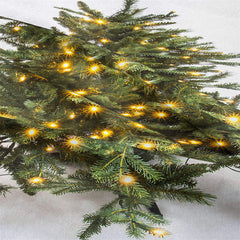 Lofaris Bright Spark Christmas Tree Holiday Wall Tapestry