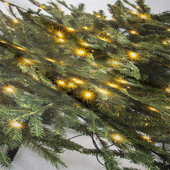 Lofaris Bright Spark Christmas Tree Holiday Wall Tapestry