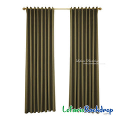 Lofaris Coffee Patio Waterproof Grommet Top Outdoor Curtains for Front Porch