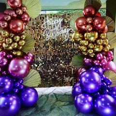 Lofaris Bunch of Shimmer Wall Panels Backdrop for House Decoration Event Wedding