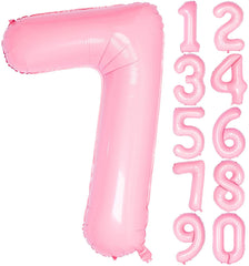 Lofaris Candy Pink 40 inch Number Balloons DIY Inch Party Decoration