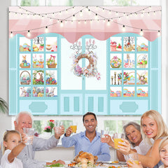 Lofaris Candy Store Themed Happy Easter Day Backdrop For Kid