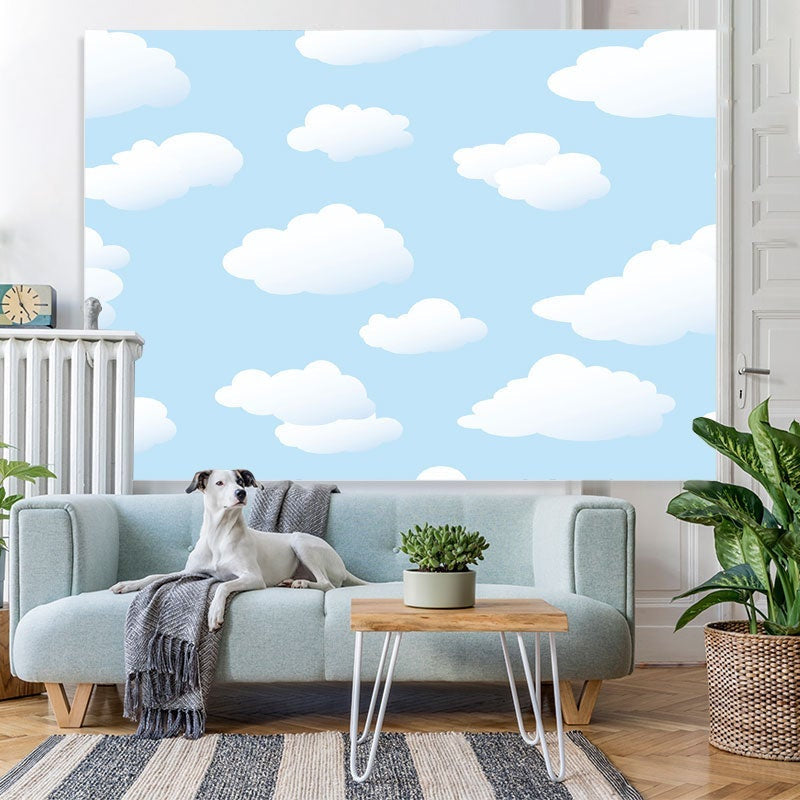 Lofaris Scenery White Clouds and Blue Sky Backdrop