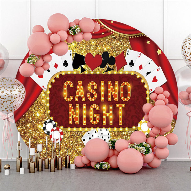Base for CENTERPIECE with LED Light CASINO PARTY DECOR