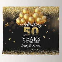 Lofaris Celebrating 50 Years Of Marriage For Wedding Backdrop