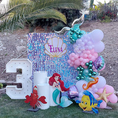 Lofaris Charming Shimmer Wall Decoration Sequins Backdrop For Decor