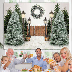 Lofaris Christmas Tree Winter Holiday Backdrop for Photo