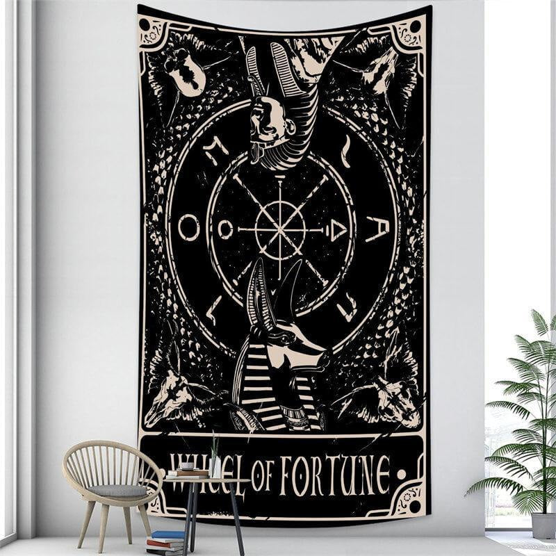 Lofaris Circle Animal Black And White Still Life Wall Tapestry