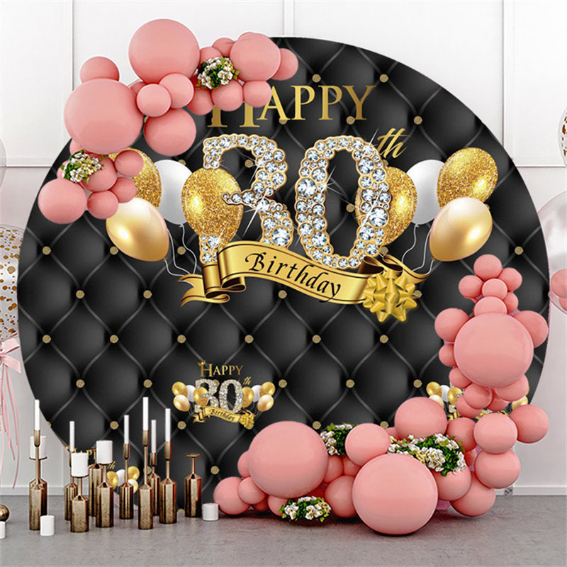 Black and Gold Birthday Party Decorations 50 Pieces Algeria