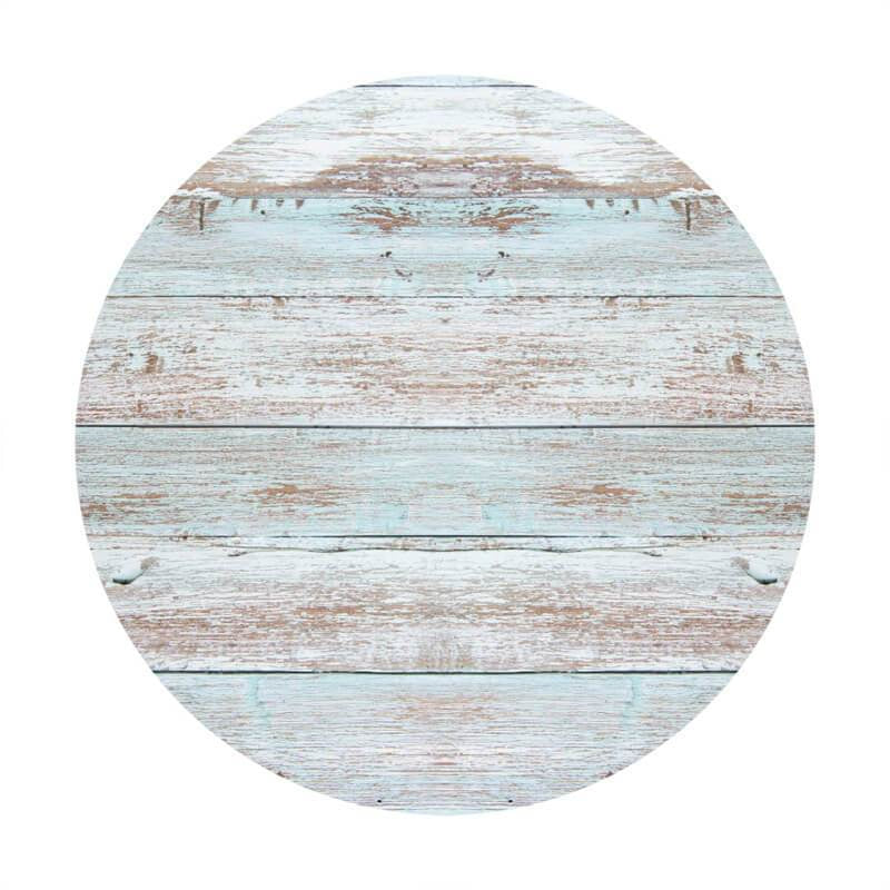 Lofaris Circle Simple Wooden Happy Birthday Backdrop For Boy