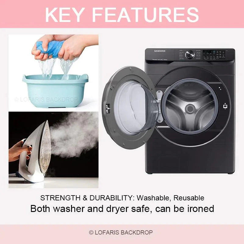 Lofaris Little Miss Onederful Happy Birthday Circle Backdrop