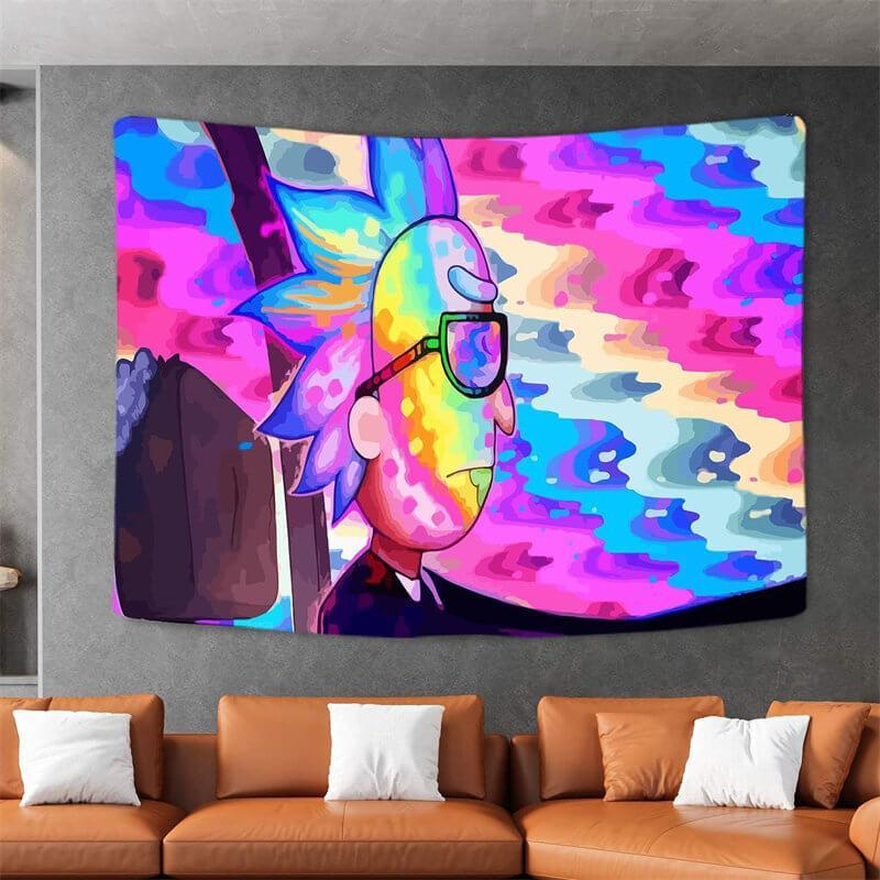 Lofaris Color Anime Abstract Room Dorm Decoration Wall Tapestry