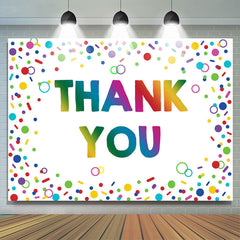 Lofaris Colorful Circles Theme Thank You Monthers Day Backdrop