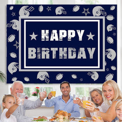 Lofaris Cowboy All-Star Theme Happy Birthday Backdrop For Boy