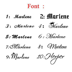 Lofaris Custom Anti-Oxidation Silver Little Pet Dog Name Necklace