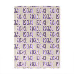 Lofaris Cute Font Personalized Name Blanket Adult Kids Gift
