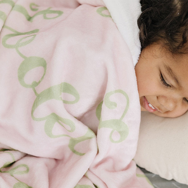 Lofaris Cute Letter Personalized Name Blanket For Baby Gift