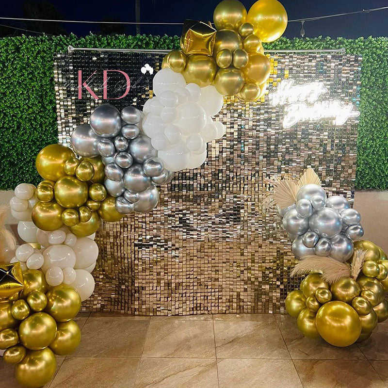 Lofaris Cute Shimmer Panels Wall Backdrop Party Decoration Use For Grades Prom Dance