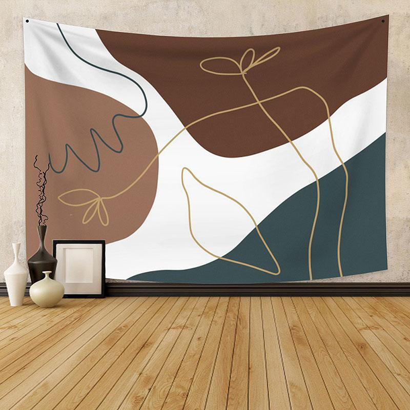 Lofaris Cute Sketch Abstract Bohemian Art Decor Wall Tapestry