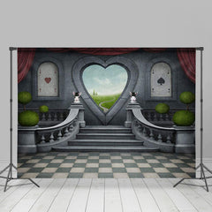 Lofaris Dark Grey Poker Wall Birthday Party Decoration Backdrop