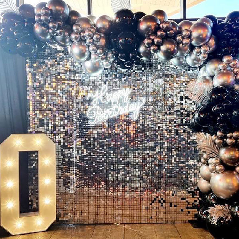 Lofaris Decoration Shimmer Photo Booth Sequin Backdrop For Birthday