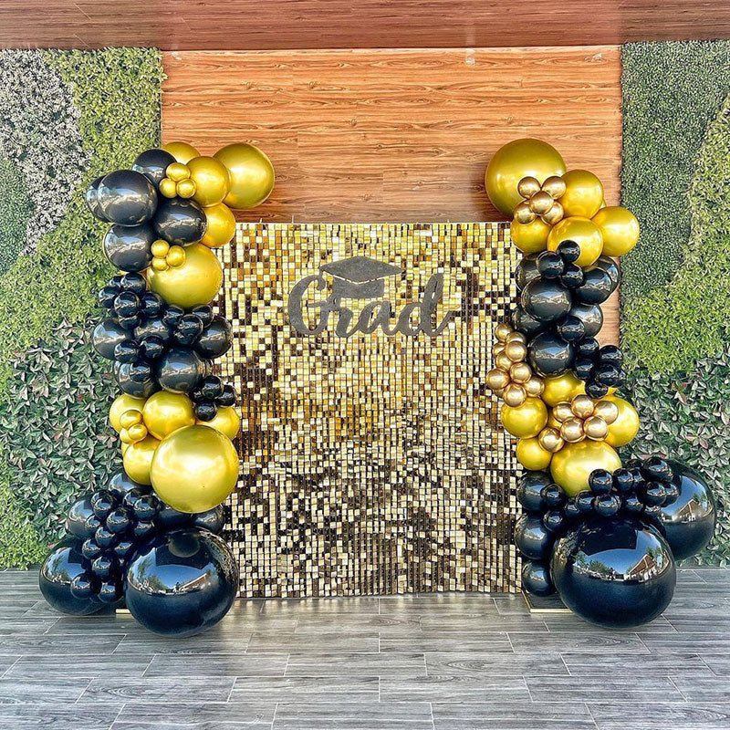 Lofaris Glitter Shimmer Mirror Sequin Tile Panel For Graduation Party