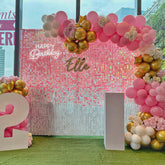 Lofaris Dream Pink Shimmer Wall Panels For Wedding Event Party Decor