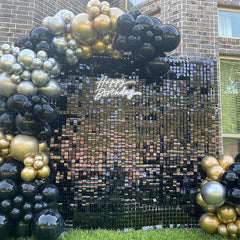 Lofaris Easy Set Up Square Shimmer Wall Panels Backdrop Party Decor