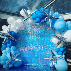 Lofaris Square Shimmer Wall Panels Sequin Backdrop For Party Decorations