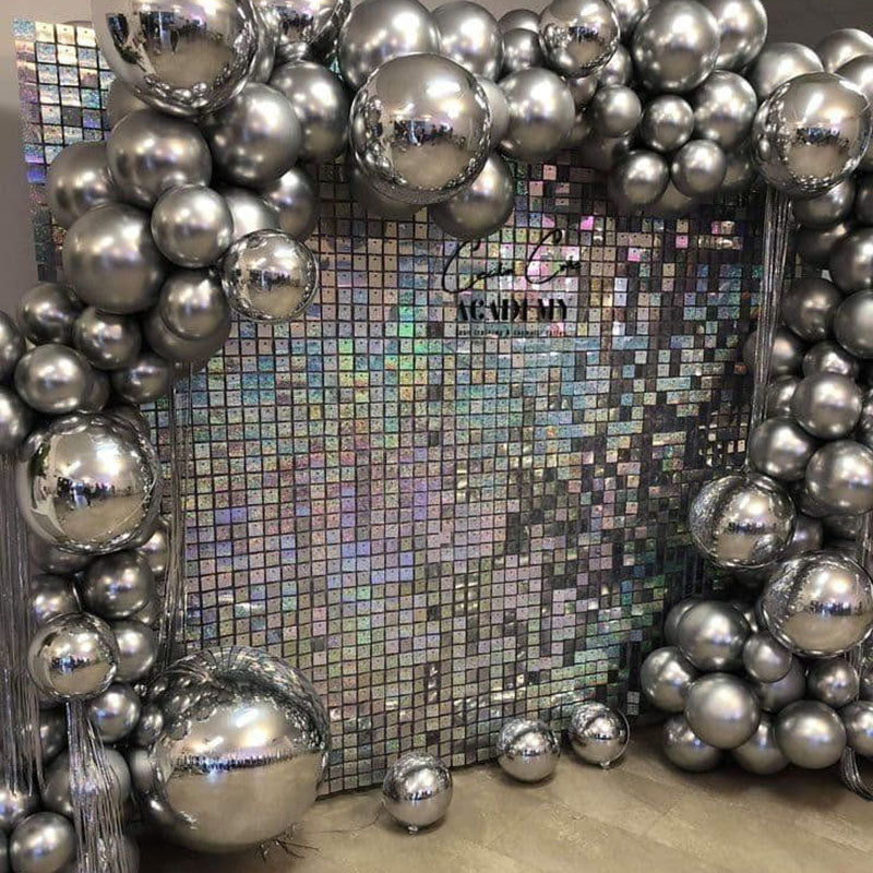 Lofaris Square Shimmer Wall Panels Sequin Backdrop Party Decorations