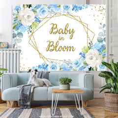 Lofaris Elegant Sweet Baby In Bloom Gender Reveal Backdrop