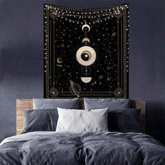 Lofaris Eye Galaxy Moon Still Life Art Decor Wall Tapestry