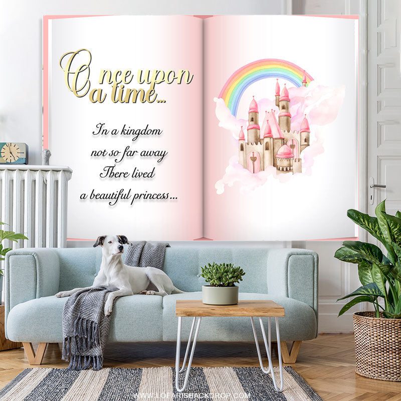 Lofaris Fairy Wonderland Once Upon A Time Birthday Backdrop